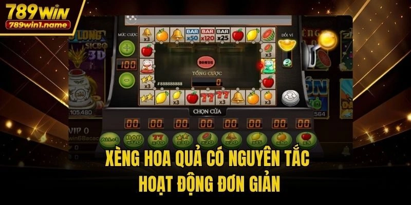 Xèng hoa quả có nguyên tắc hoạt động đơn giản